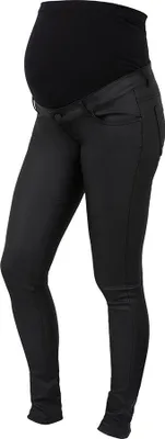 Produktbild von Mamalicious Santos Coated Hb Maternity Slim Fit Jeans Schwarz 30 / 32 Frau Schwarz 30