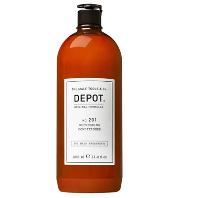 Immagine prodotto di DEPOT The Male Tools & Co. DEPOT The Male Tools & Co. N. 201 Balsamo rinfrescante per capelli da uomo Balsamo per capelli non professionale 1000 ml
