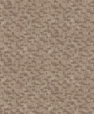 Obrázek produktu pro Khroma by Masureel Tapeta s motivem hnědých dlaždic - 630710 - 53 cm x 10,05 m