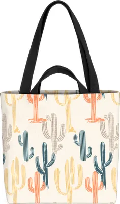 Produktbild von VOID Pflanzen bunt Kaktus Kakteen Tasche 33x33x14cm,15l Einkaufs-Beutel Shopper Einkaufs-Tasche Bag