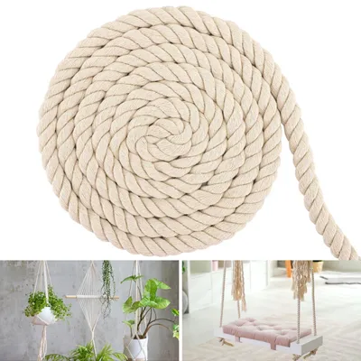 Obrázek produktu pro Bavlněná macramé šňůra, 20 mm x 4 m, pro dekorace a ruční práce