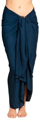 Produktbild von PANASIAM Sarong uni blue, 190x116cm