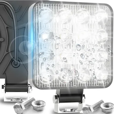 Immagine prodotto di 4x LED luce di lavoro luce di lavoro 12V 24V 8000lm superficie montata fuoristrada SUV ATV trattore luce di lavoro proiettore luce di lavoro 48W Retoo