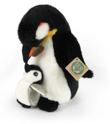 Immagine prodotto di Pinguino di peluche con bambino 22 cm ECO-FRIENDLY