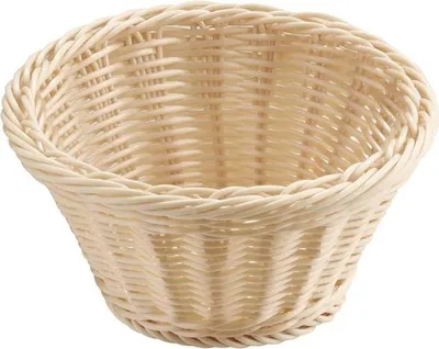 Produktbild von APS 40132 Korb ECONOMIC, Ø 19 cm, Höhe 9,5 cm, Polypropylen, beige