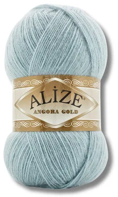 Produktbild von Alize 1x 100g Angora Gold Wolle, Uni, Häkeln, Stricken (114)