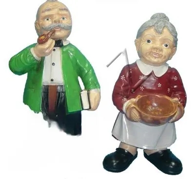 Immagine prodotto di Design Nonni Figura Statua Scultura Figure Sculture Decorazione Decorazione Nuovo