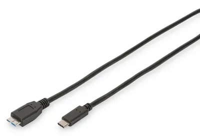 Image de ASSMANN Câble de connexion USB Type-C Type-C- micro B mâle/mâle 1.0m