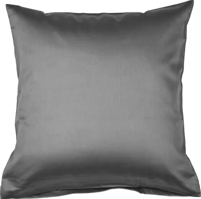 Zdjęcie produktu dla Janine Mako-Satin Poszewka na poduszkę Kiss. 40x40 1 sztuka Colors 31001-78-600 antracyt