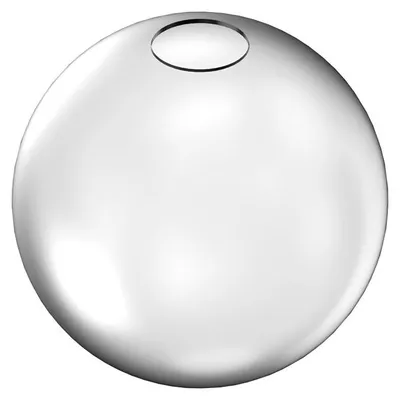 Immagine prodotto di Rosone Contemporaneo Rubber Metallo Bianco Grande