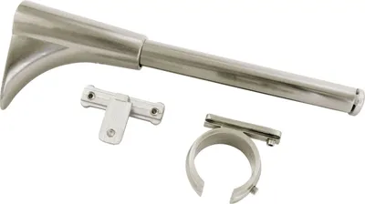 Produktbild von Gardinia Universal Wandträger, Inkl. Ring- und Kreuzadapter, Wandhalter, Für Gar
