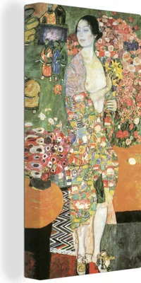 Obrázok produktu pre MuchoWow® - Plátno - Tanečnica - Gustav Klimt, nástenný obraz, nástenné dekorácie obrazy obývacia izba, 20x40cm