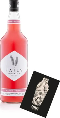 Produktbild von Tails Cocktails Berry Mojito 1L (14,9% Vol) Fertig Cocktail Ready to Drink - [Enthält Sulfite]