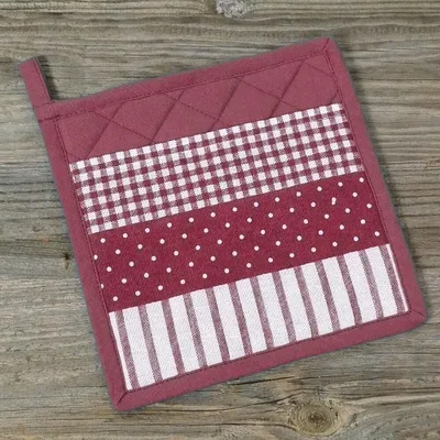 Produktbild von Topflappen Landhaus Premium Mustermix 20x20 cm