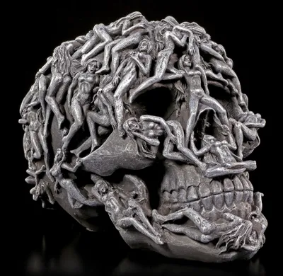 Produktbild von Totenkopf mit Frauenkörpern - Hell's Desire Skull
