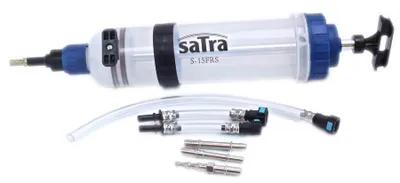 Produktbild von SATRA | Ölabsaugpumpe, 1500ml, Ölwechselspritze, Bremsflüssigkeitsabsaugpumpe, Ölspritze mit Schlauch, Ölabsaugpistole