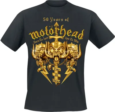 Produktbild von Motörhead T-Shirt Herren 50 Years Of Motörhead schwarz S