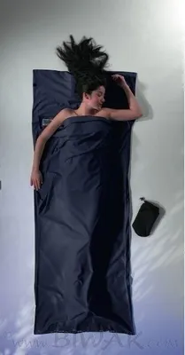 Produktbild von Cocoon TravelSheet Baumwollflanell Hüttenschlafsack (Wärmeleistung +6,7°C / Max. Körpergröße 190cm / Gewicht 0,53kg) twilight