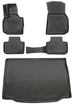 Produktbild von Gummi Kofferraumwanne + Fußmatten Set für BMW X3 G01, Bj. 2017-