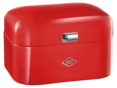 Produktbild von WESCO Single Grandy Brotkasten in der Farbe redorange, pulverbeschichtetes Stahl