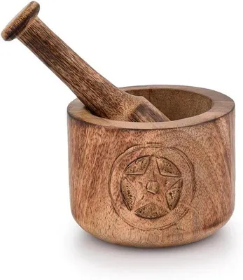Immagine prodotto di Pestello in legno, tritatutto per aglio, utensile da cucina