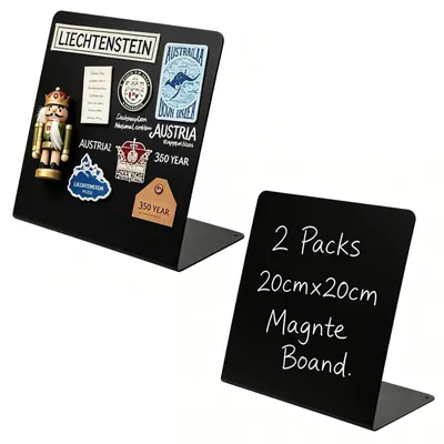 Immagine prodotto di SolidKeus - Set di 2 lavagne magnetiche da tavolo