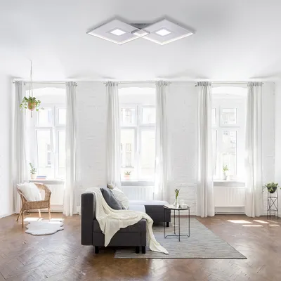 Produktbild von LED Deckenleuchte, Fernbedienung, dimmbar, 2400 lm, L 96 cm