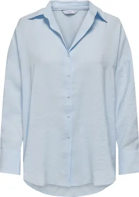 Zdjęcie produktu dla Tylko ONLZAZIMA Koszula z długim rękawem, luźna, WVN NOOS, niebieska chambray, rozmiar XS
