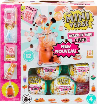 Produktbild von Miniverse Make It Mini Foods: Cafe in PDQ Series 4, 8 Jahr(e), Mehrfarbig, Kunststoff