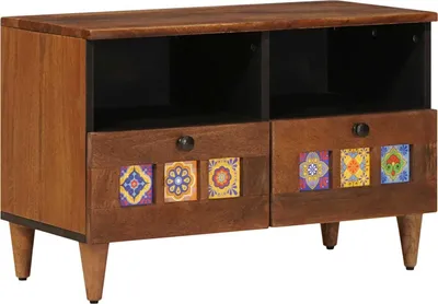 Immagine prodotto di Tavolino da salotto con cassetto Marrone 80 x 54 x 40 cm