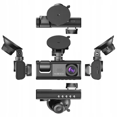 Zdjęcie produktu dla Wideorejestrator Full HD Kamera Samochodowa TSG-151 REJESTRATOR Dwukanałowy
