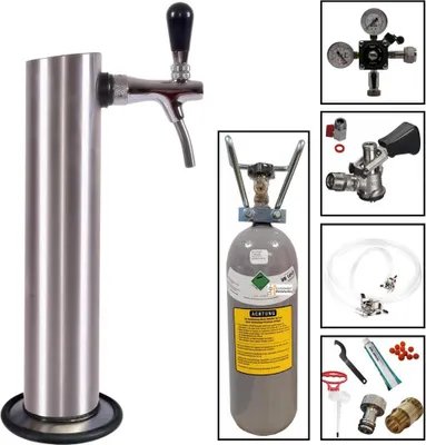 Produktbild von Zapfgarnitur mit Kompensatorschankhahn Typ D (Köpikeg) 2kg + Reinigungsset