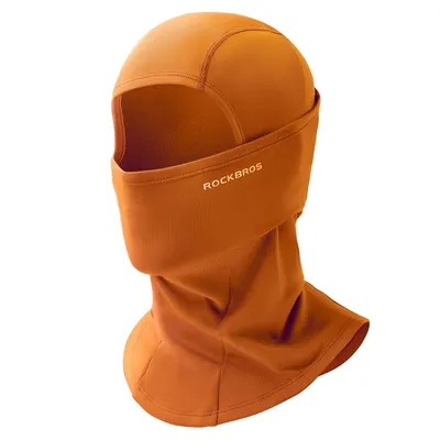 Obrázek produktu pro ROCKBROS Balaclava na podzim a zimu pro outdoorové sporty, cyklistiku a motorku – reflexní, větruodolná, prachotěsná, hnědá