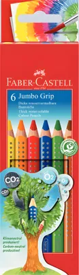 Produktbild von Faber-Castell Farbstifte Jumbo Grip 6er Kartonetui, 6 Stück(e)