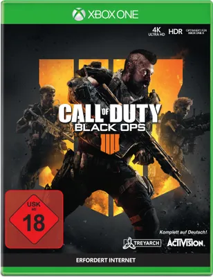 Obrázek produktu pro Activision Call of Duty: Black Ops 4, Xbox One, Režim multiplayer, Očekáváno hodnocení, Fyzické médium