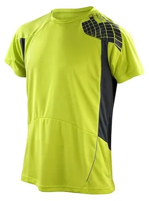 Produktbild von Herren-T-Shirt, Kurzarm - Spiro MENS TRAINING SHIRT - lime - Größe S