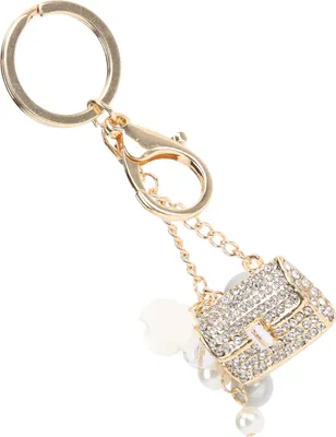 Image de Porte-clés en strass, porte-clés en métal, pendentif de porte-clés, anneau de porte-clés, porte-clés en alliage de zinc, pendentif de décoration