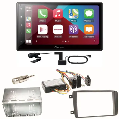Produktbild von Pioneer SPH-DA160DAB CarPlay Einbauset für Mercedes C-Klasse W203 CLK W208 W209