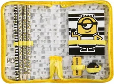 Image de Trousse à crayons Minions 8 pièces
