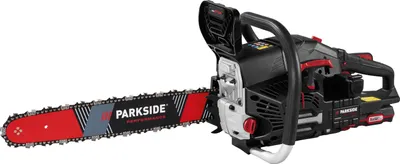 Produktbild von PARKSIDE PERFORMANCE® Benzin-Kettensäge mit Elektrostart »PPBKS 56 C3«