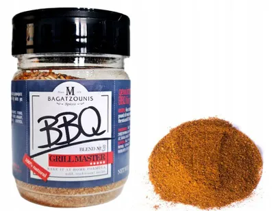 Produktbild von Bagatzounis Grill Master Gewürzmischung 120 g – Griechische Kräuter und Gewürze für Fleisch, Fisch & Gemüse