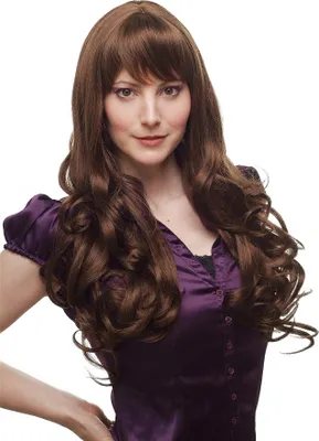 Produktbild von WIG ME UP Perücke rotbraun gesträhnt wellig sehr lang 3267-18/350