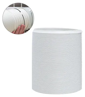 Produktbild von Abluftschlauch Klimaanlage 1 m, Ø150 mm, Linksgewinde, flexibler Abluftschlauch aus PP mit Stahlring, hitzebeständig