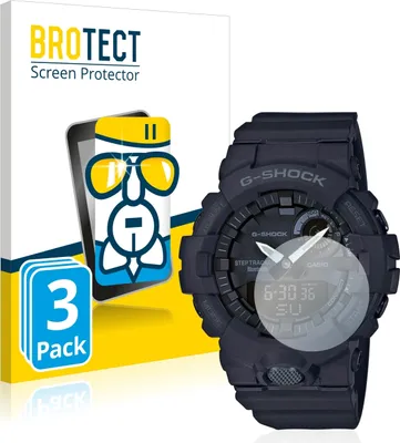 Produktbild von 3x BROTECT Schutzglas für Casio G-Shock GBA800 Schutzfolie Panzer Folie Glas Display Schutz klar