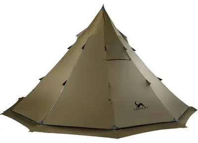 Obrázek produktu pro Nylonový stan typu "tipi" pro 6 osob s otvorem pro kamna
