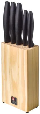 Immagine prodotto di Ceppo di coltelli in legno Richardson Sheffield + 5 coltelli
