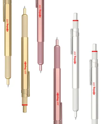 Productafbeelding van Rotring 2183911, Rotring balpen 600, metallic goud