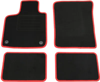 Produktbild von AD Tuning Fußmatten Set für Renault Twingo 2, Bj. 9/2007-12/2011