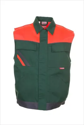 Produktbild von Planam Weste Visline, Gr. 3XL grün/orange/schiefer