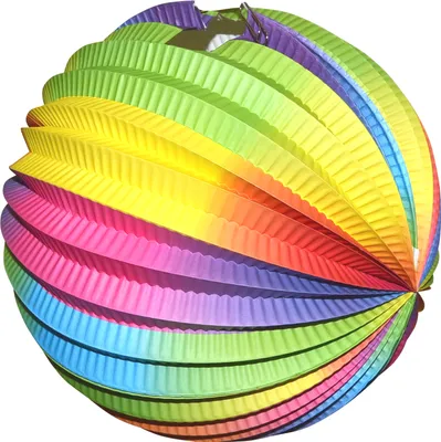 Immagine prodotto di Palla di lanterna arcobaleno 25 cm